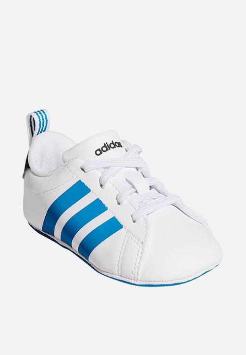 adidas Performance - Grand Court Crib - Ftwr White/Lucid Ray Blue/Aurora Onix