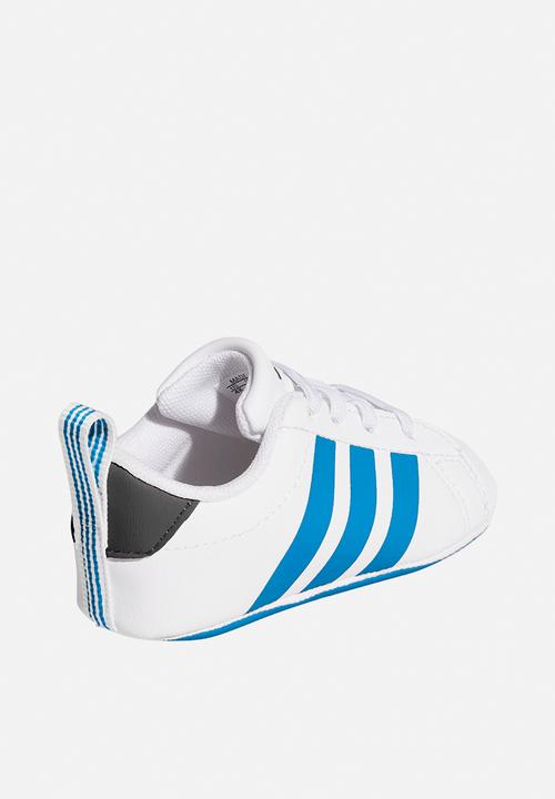 adidas Performance - Grand Court Crib - Ftwr White/Lucid Ray Blue/Aurora Onix