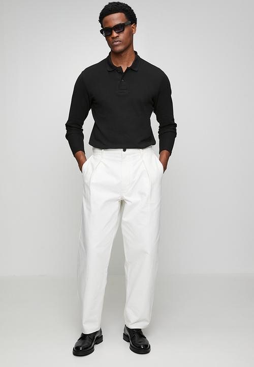 Only & Sons - ONSBEN Regular Long Sleeve Polo - Black
