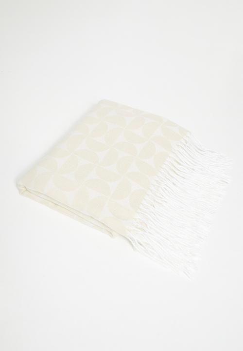 H&S - Mod Jacquard Blanket - Tapioca