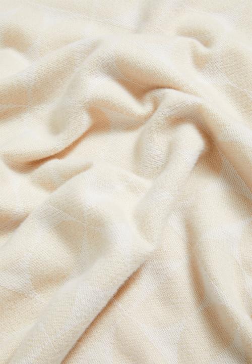 H&S - Mod Jacquard Blanket - Tapioca
