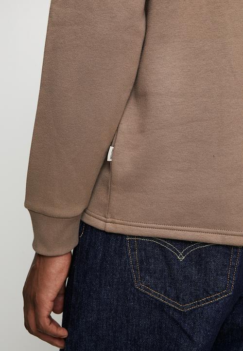 Only & Sons - ONSDAWSON Regular Long Sleeve Rugby Polo - Brown