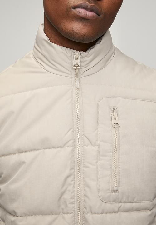 Only & Sons - ONSJAKE Quilted Vest Otw - Grey