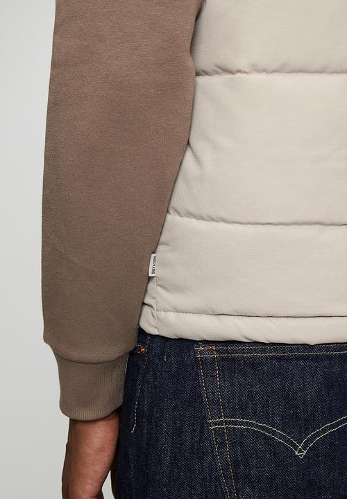 Only & Sons - ONSJAKE Quilted Vest Otw - Grey