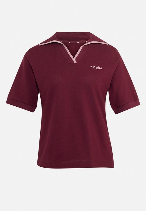 adidas Performance - W Cp Polo - Maroon/Magic Mauve