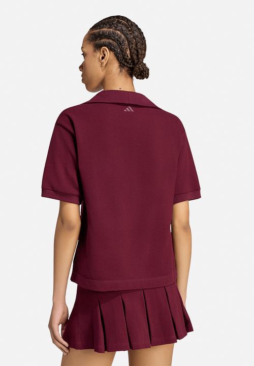 adidas Performance - W Cp Polo - Maroon/Magic Mauve