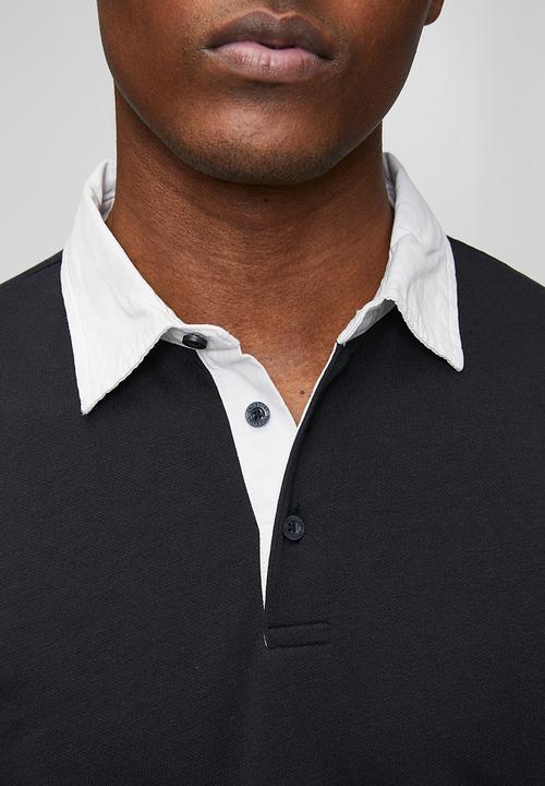 Only & Sons - Jeffrey Rugby Polo - Black