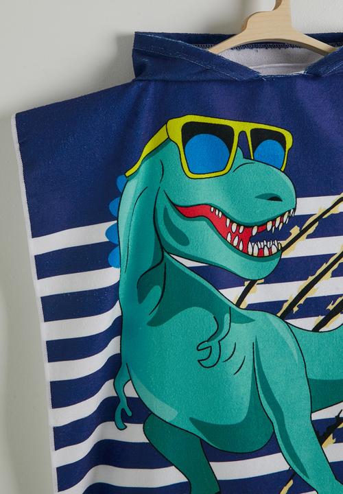 Pop Candy - Skater croc hooded towel - navy