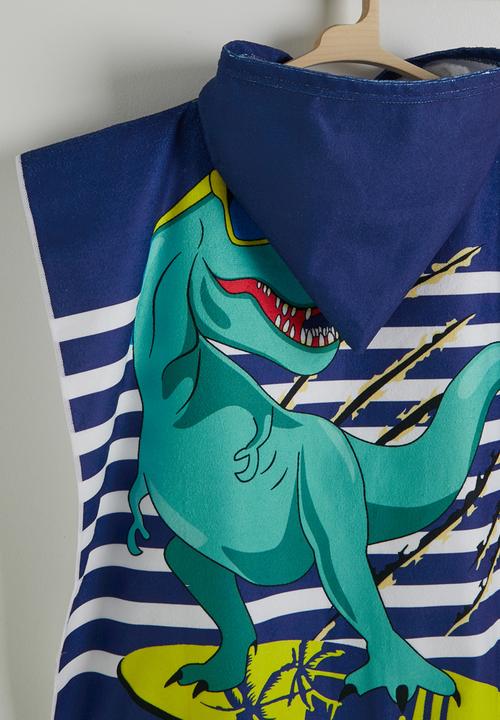 Pop Candy - Skater croc hooded towel - navy