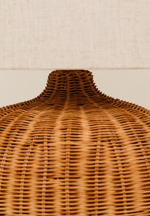 Noha - Tumbi Table Lamp With Linen Shade