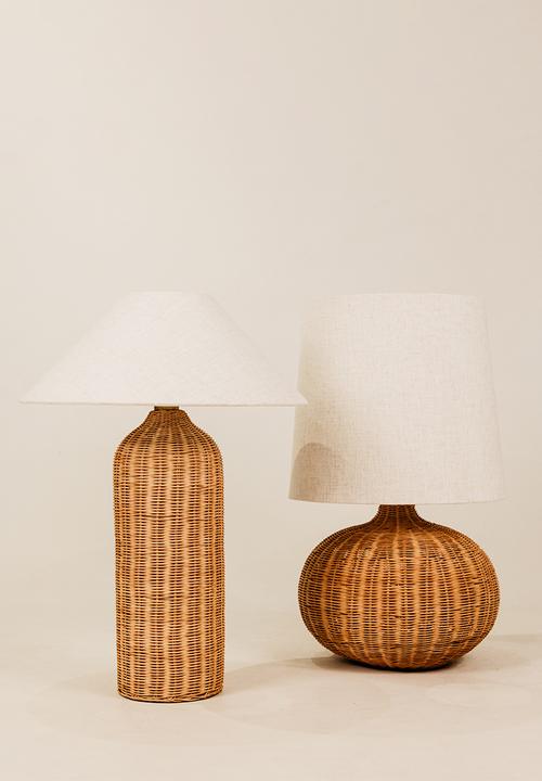 Noha - Tumbi Table Lamp With Linen Shade