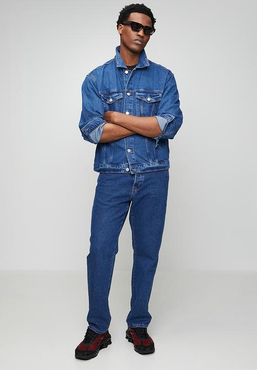 Only & Sons - Edge Straight Box Denim Jean - Blue