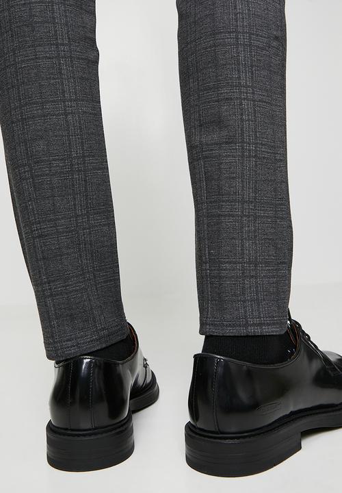 Only & Sons - ONSMARK SLIM CHECK 020933 PANT - Grey