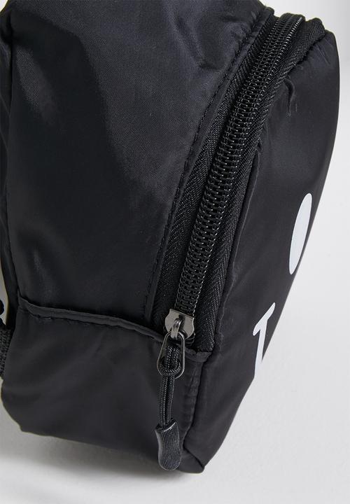 Pop Candy - Smiley face crossbody bag - black