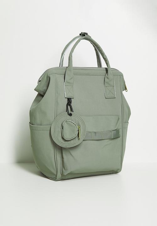 Pop Candy - Multi-compartment diaper backpack - olive