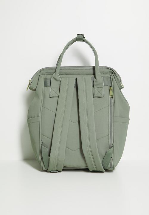 Pop Candy - Multi-compartment diaper backpack - olive