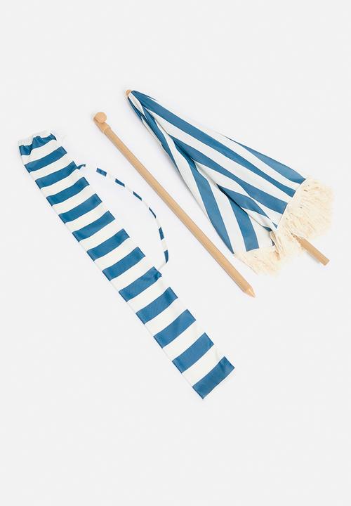 H&S - Coastline beach umbrella - Blue