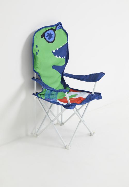 Pop Candy - Dino camp chair - blue & green