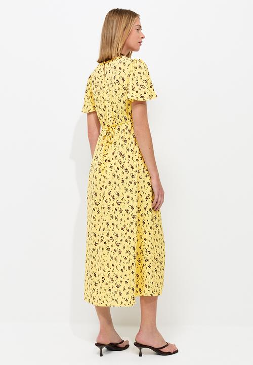 New Look - Primrose flrl lace carol midi - Yellow ditsy