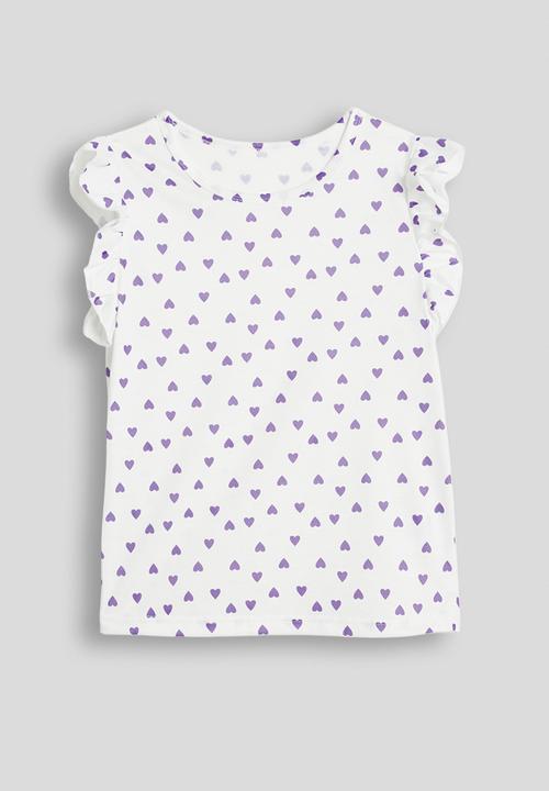 Pop Candy - 3 pack frilled sleeve tees - multi