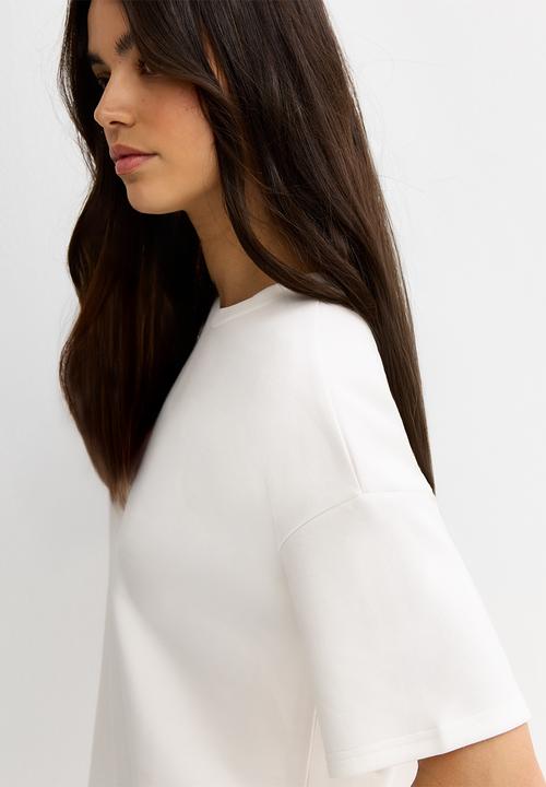 New Look - Vde premium sweat tee - cream