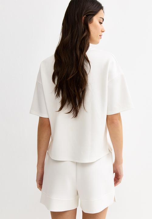 New Look - Vde premium sweat tee - cream