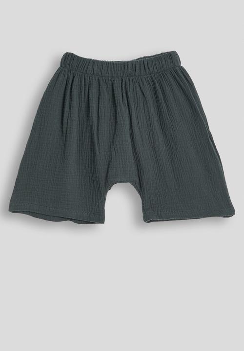 Pop Candy - Collarless shirt and shorts - charcoal