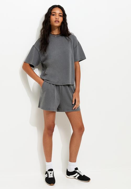 New Look - Vde sweat t-shirt - dark grey