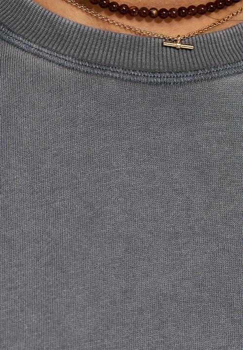 New Look - Vde sweat t-shirt - dark grey