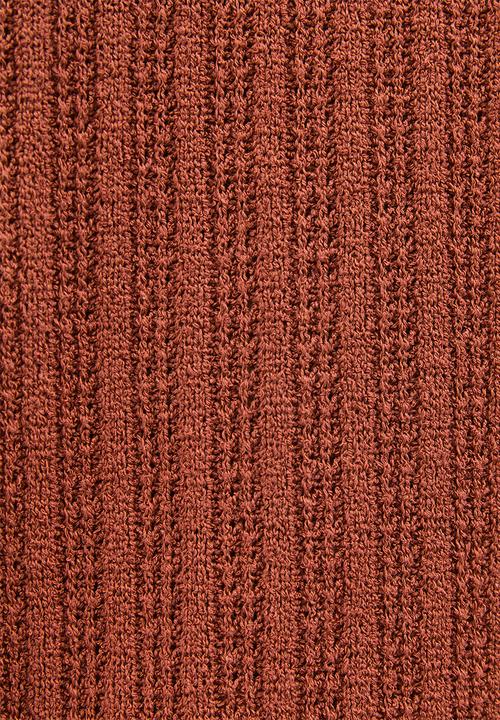 New Look - C&s vde pointelle trouser - rust
