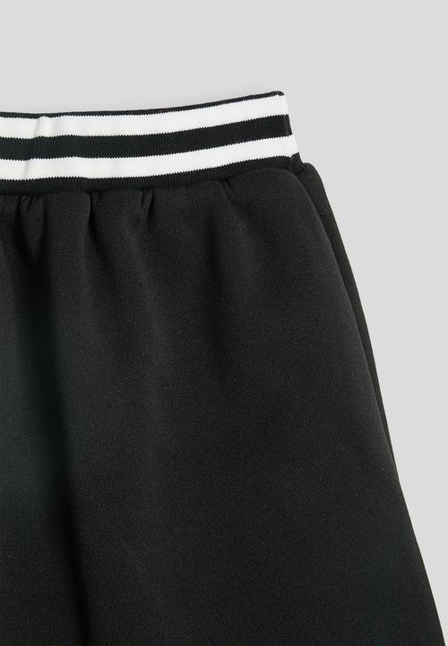 Pop Candy - Baseball jacket and skirt - black/white