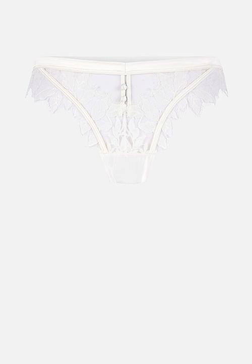 Hunkemoller - Amelia string h - snow white