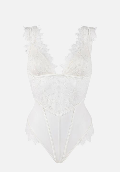 Hunkemoller - Grace bodysuit - snow white