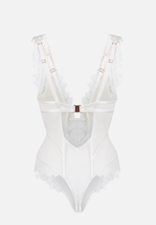 Hunkemoller - Grace bodysuit - snow white