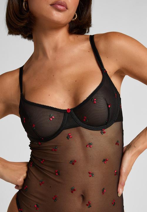 Hunkemoller - Chelsey ud bodysuit - caviar