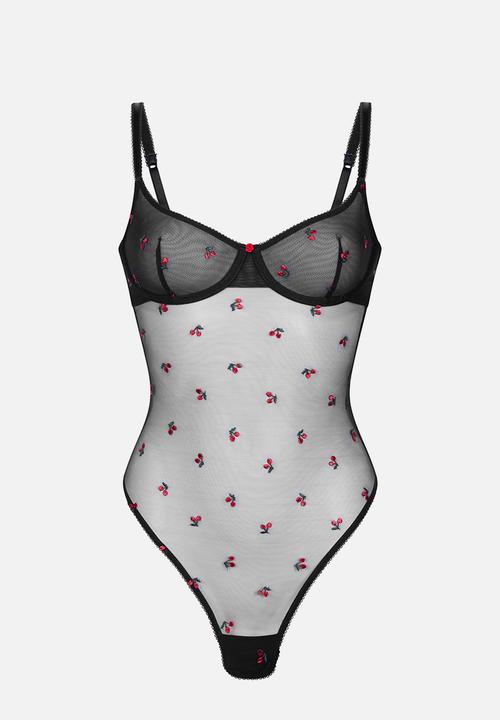 Hunkemoller - Chelsey ud bodysuit - caviar