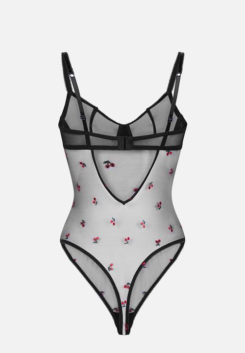 Hunkemoller - Chelsey ud bodysuit - caviar