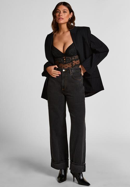 Hunkemoller - Valora pp bodysuit - caviar