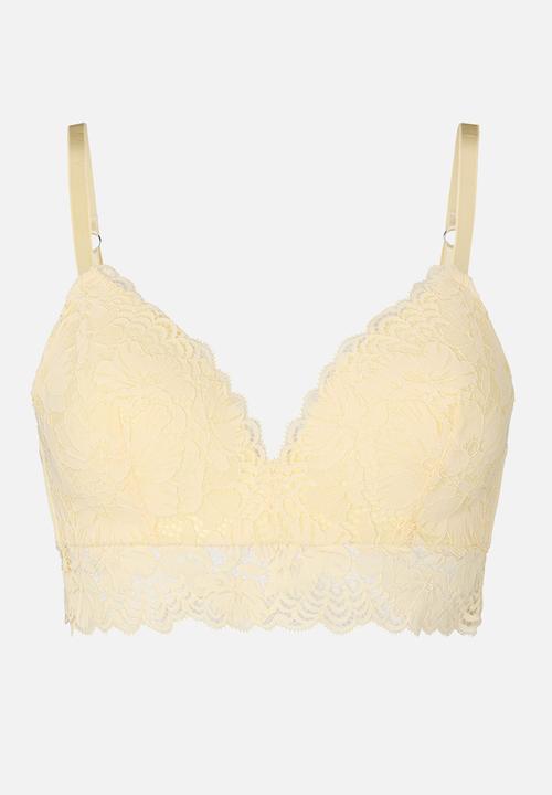 Hunkemoller - Andrea non wired pp - anise flower