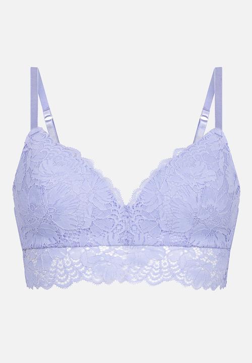Hunkemoller - Andrea non wired pp - baby lavender