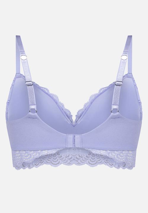 Hunkemoller - Andrea non wired pp - baby lavender
