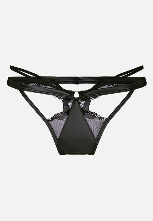 Hunkemoller - Ilenia hl string tr - caviar