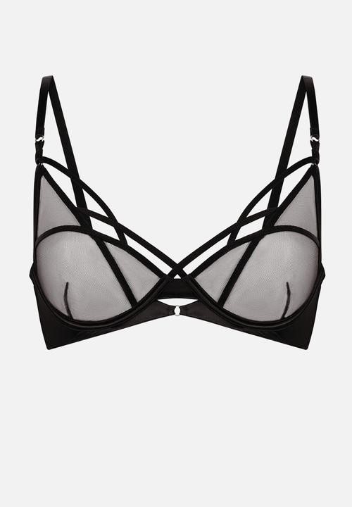 Hunkemoller - Jana up bra - caviar