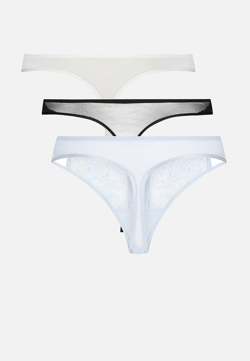 Hunkemoller - 3 Pack briar string r - multi