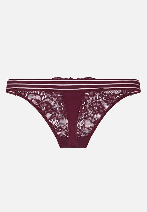 Hunkemoller - Sully hl string tr - fig