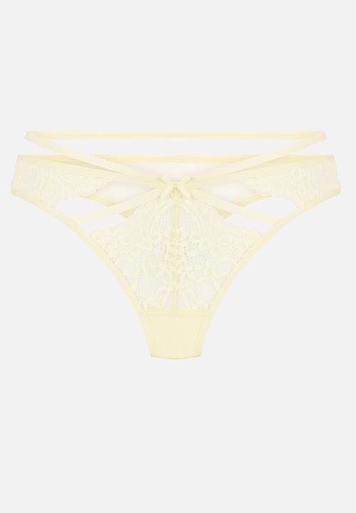 Hunkemoller - Wera string r - anise flower