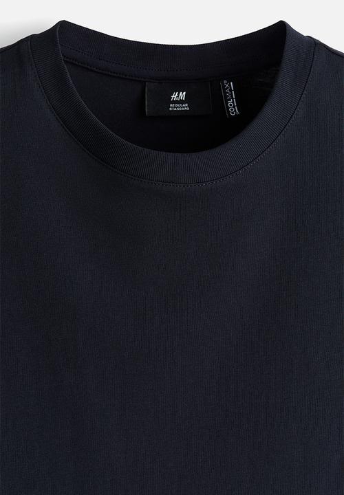 H&M - Coolmax? regular fit t-shirt - navy blue