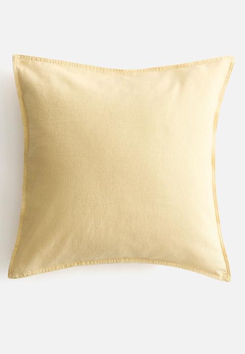 H&M - Linen-blend cushion cover - light yellow