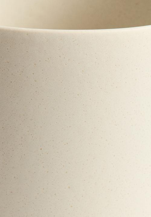 H&M - Small reactive-glaze jar - light beige