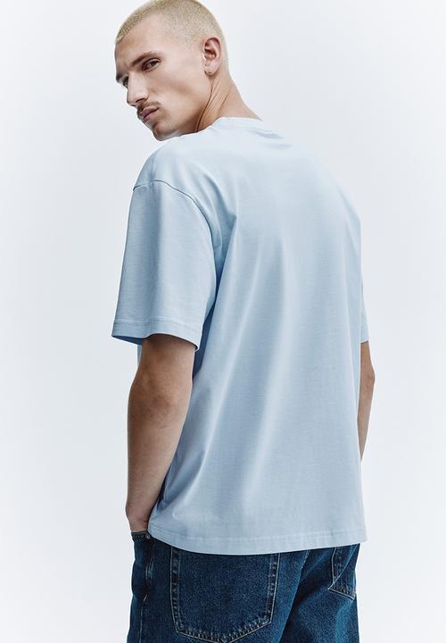 H&M - Relaxed fit t-shirt - light blue